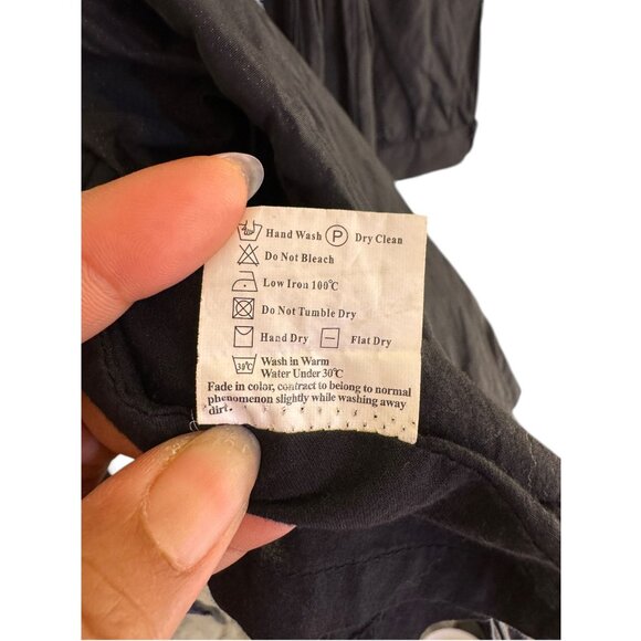 Peppe Peluso Women's Long Sleeve Black Trench Coat Size S - Picture 12 of 14